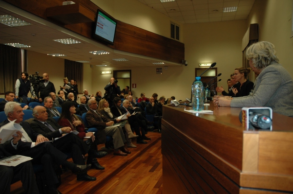 il Ministro Lorenzin alla conferenza stampa di presentazione del portale www.dovesalute.gov.it