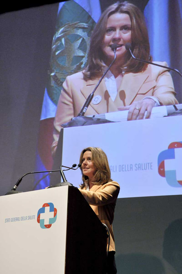 Il Ministro Beatrice Lorenzin agli Stati generali della salute - Roma,  8 e 9 aprile 2014