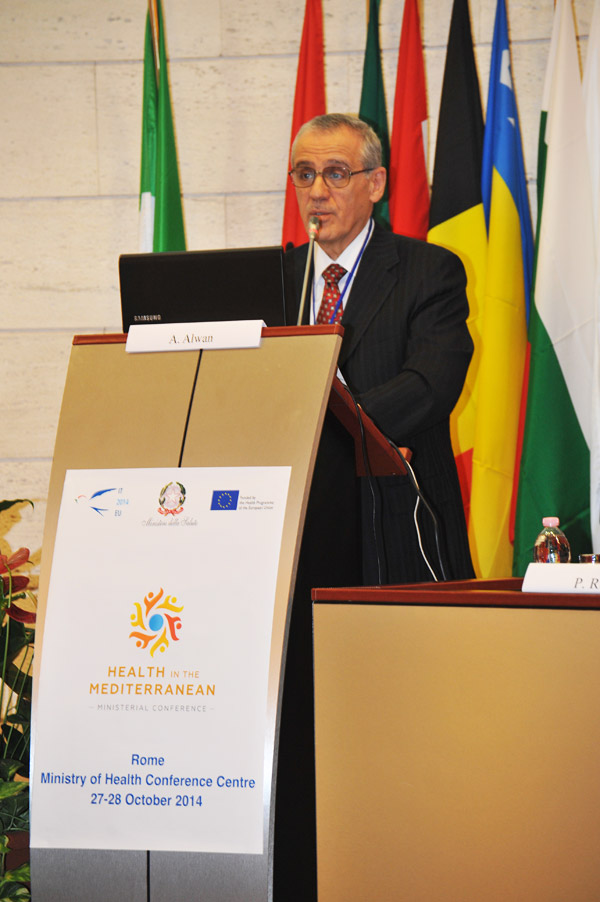 Ala Alwan, Direttore regionale Organizzazione Mondiale della Sanità OMS-EMRO  