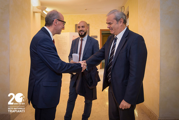 Achille Variati, Sottosegretario di Stato del Ministero dell’Interno con Massimo Cardillo, direttore CNT