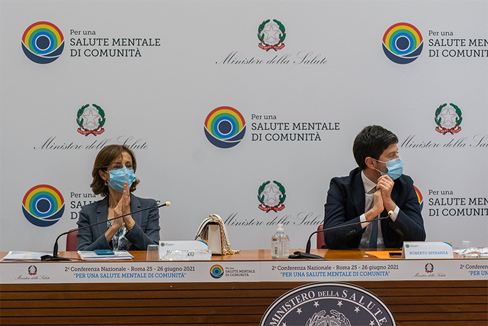 I lavori della seconda Conferenza per la Salute mentale - Marta Cartabia e Roberto Speranza