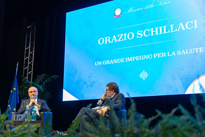 Il Ministro Schillaci intervistato da Andrea Pancani