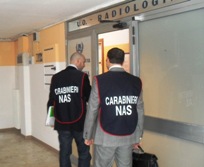 controlli del NAS Carabinieri di Latina nelle strutture sanitarie