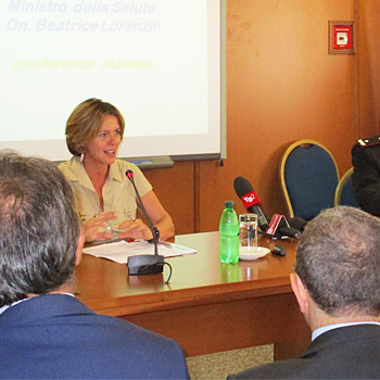 Conferenza stampa ministro Lorenzin sulle attività dei NAS