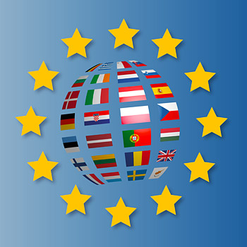 immagine che rappresenta le bandiere degli Stati dell'Unione Europea
