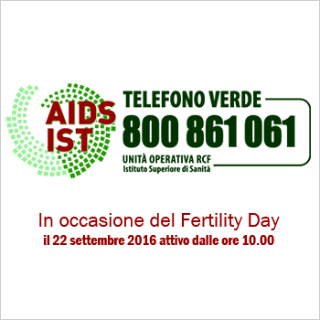Logo Telefono Verde AIDS e IST - 800861061 (ISS-MdS)
