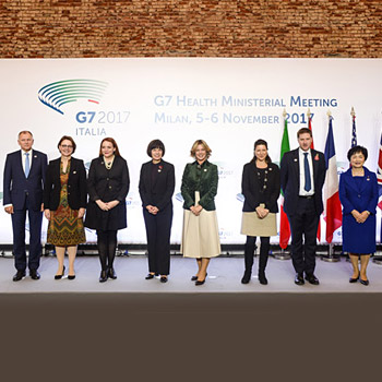 Foto Ministri della salute G7 e Commissario UE salute 