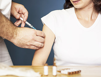 immagine di una vaccinazione