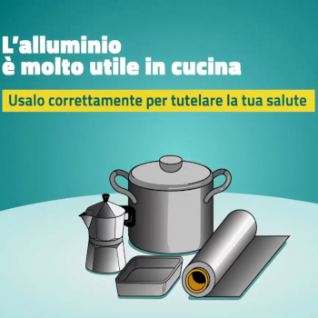 Campagna informativa sul corretto uso dell'alluminio in cucina