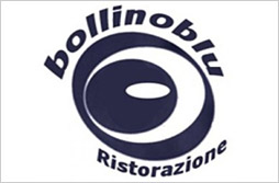 Logo Bollitno blu Ristorazione