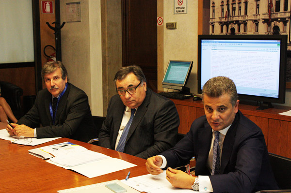 Meetings of the Heads of Safe Food Agencies: photos of the Secretary De Filippo with experts