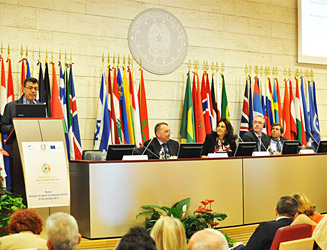 foto Ministerial Conference, Health in the Mediterranean. Welcoming and introduction