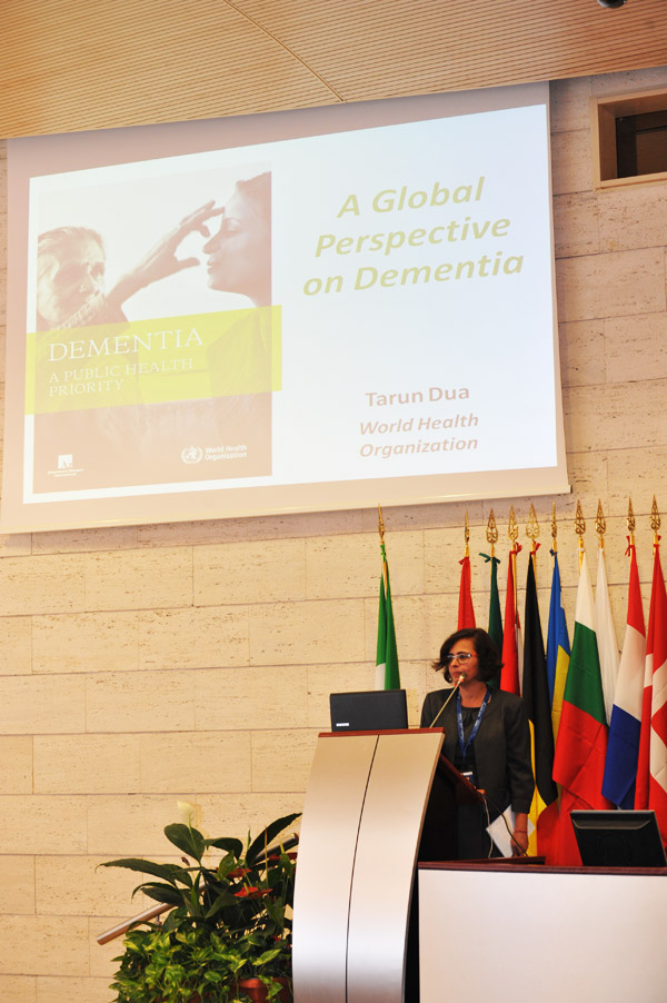 L'intervento di Tarun Dua, Mental Health and Neuro-Degenerative Disorders WHO