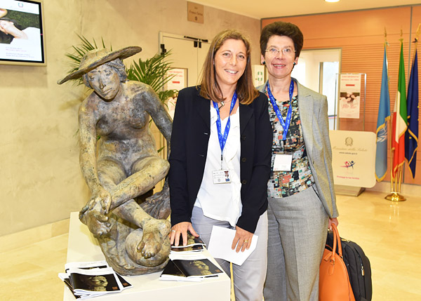 Gunta Lazdane, WHO European Region with Serena Battilomo, Directorate General for Prevention, MoH, Italy