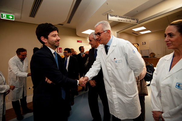 Il Ministro Speranza all'inaugurazione dei centri dedicati all'autismo e all'anoressia dell'ospedale Bambino Gesù di Roma