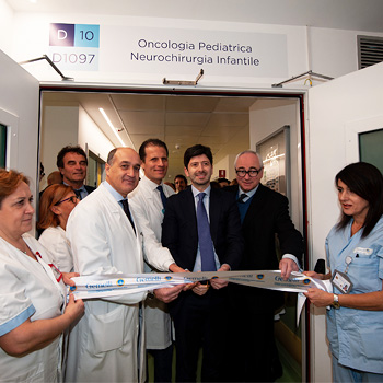 Il Ministro Speranza inaugura il reparto di oncologia pediatrica del Policlinico Gemelli