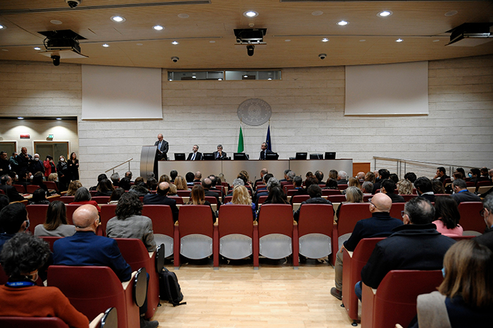 Saluto del Ministro al personale del Ministero della Salute  - Auditorium Biagio d’Alba, Viale Ribotta 