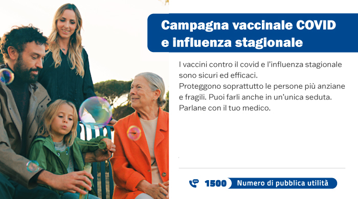 Campagna vaccinale Covid e influenza stagionale 2023/2024
