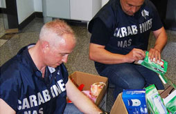 sequestro di giocattoli cinesi irregolari da parte dei Carabinieri dei NAS