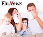 Immagine raffigurante una famiglia che si soffia il naso