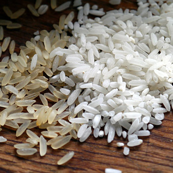 immagine di alcune qualità diverse di riso