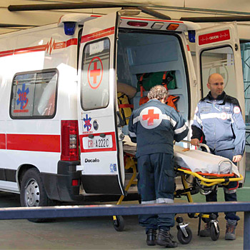 Immagine di una ambulanza 