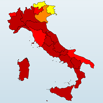mappa italia casi influenza