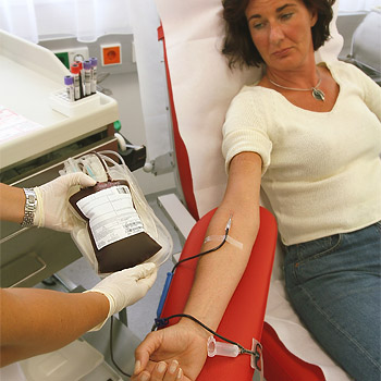 immagine di una trasfusione