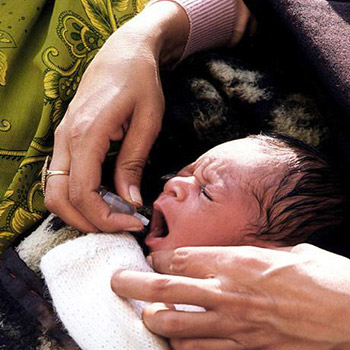vaccinazione polio bambino