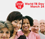 Immagine di un dettaglio della locandina della Giornata mondiale della tubercolosi