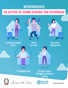 #CORONAVIRUS - Be active at home during the outbreak