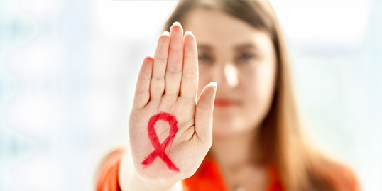 immagine del simbolo della lotta contro l'aids