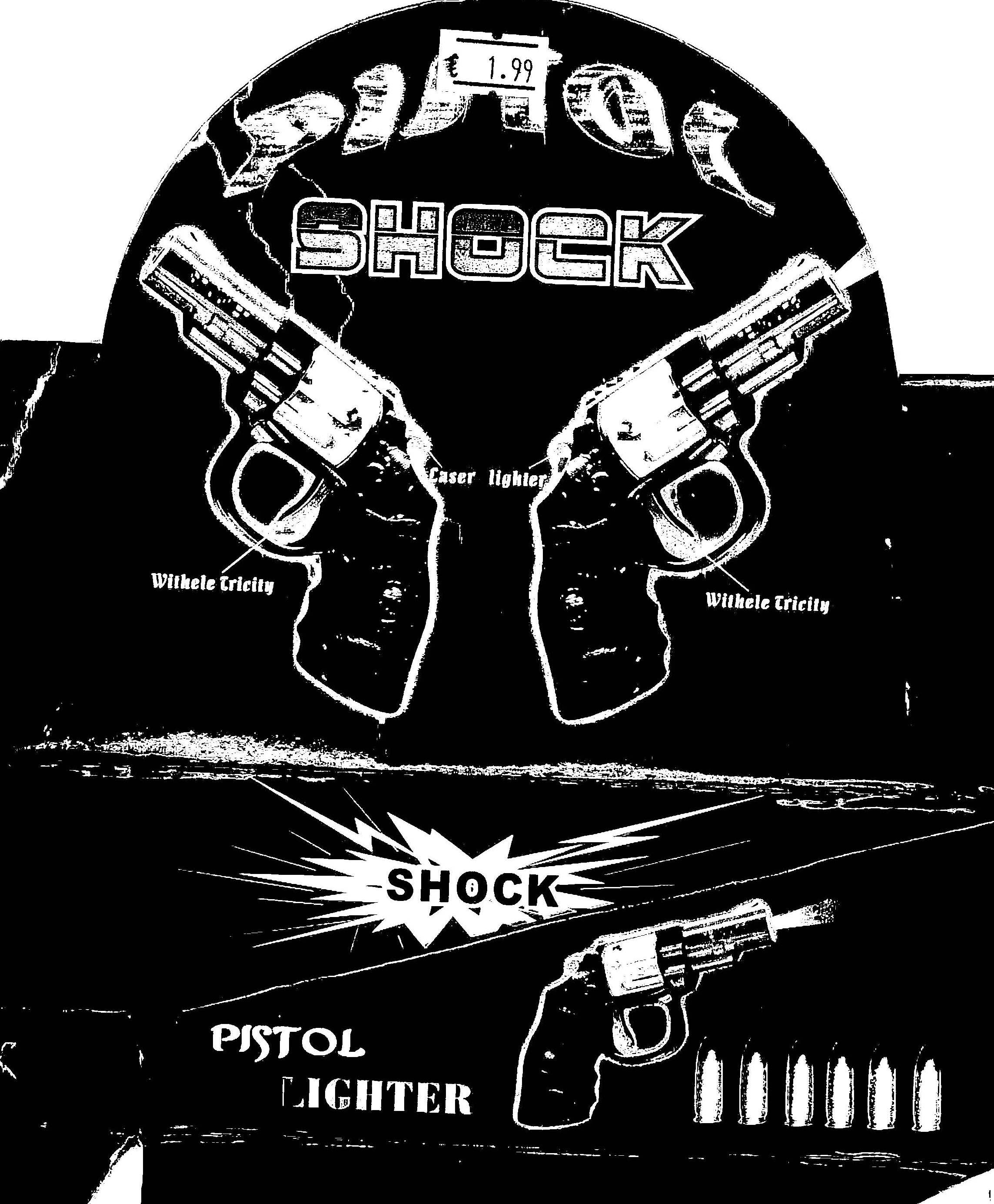 Accendino - Pistol Shock