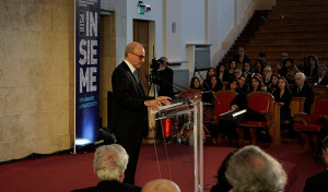 20 febbraio 2023. Il Ministro della Salute, Orazio Schillaci, durante la celebrazione della Terza Giornata nazionale del 20 febbraio 2023. Il Ministro della Salute, Orazio Schillaci, durante la celebrazione della Terza Giornata nazionale del