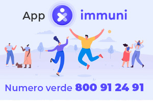 Collegamento al sito esterno dell'app immuni